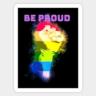 Be Proud Pride Design Sticker